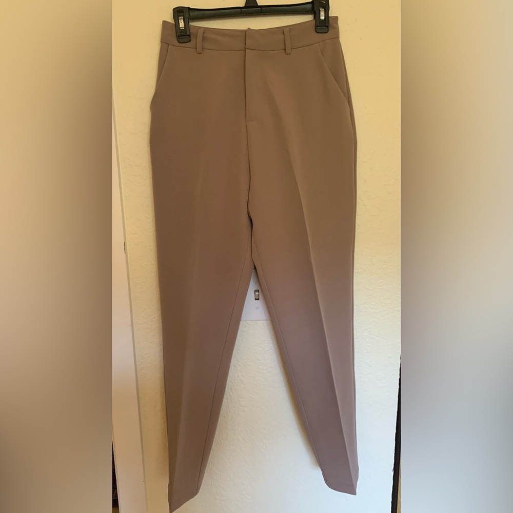 Kittenish Beige trouser pant